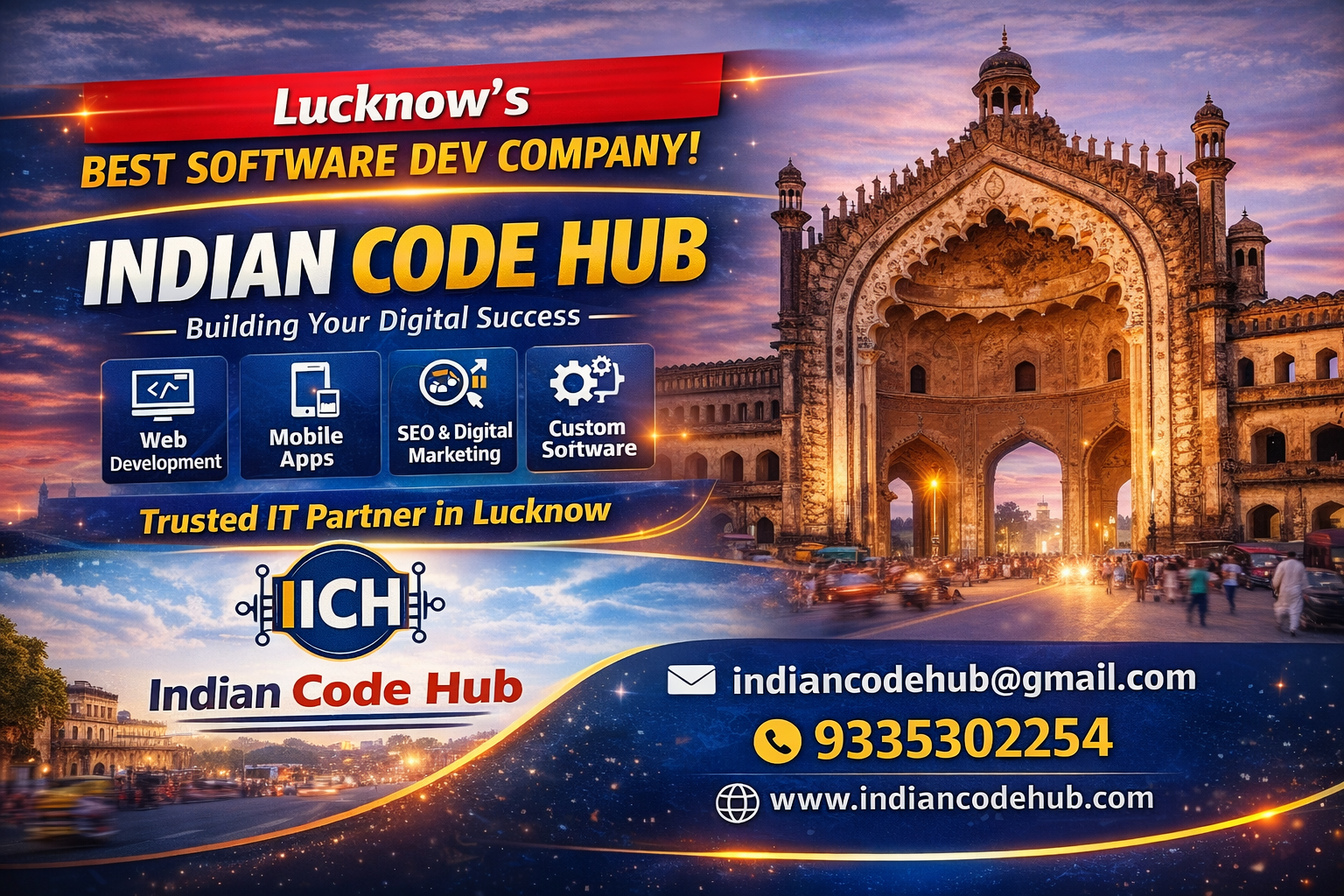 Best Website Development Company in Lucknow – Indian Code Hub